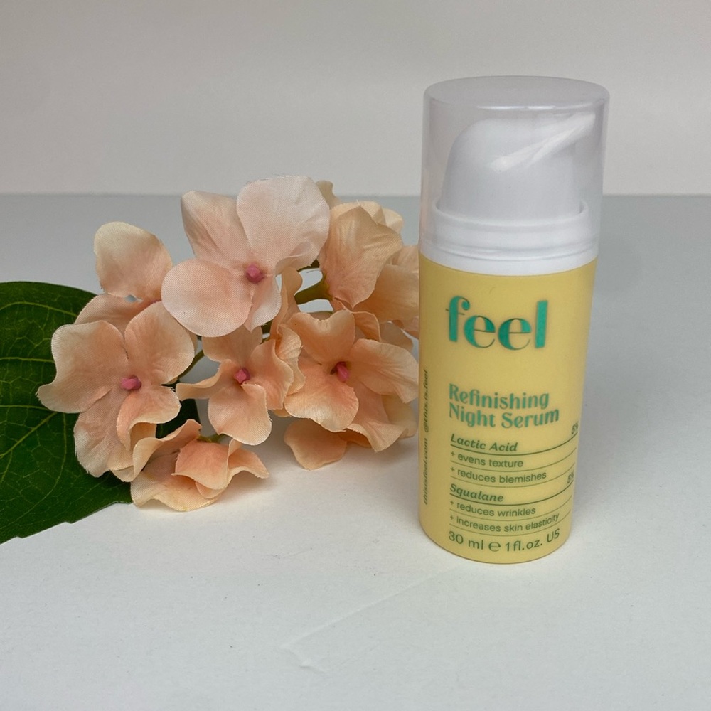 Feel Refinishing Night Serum 30 ml. NEW! Lactic acid squalane